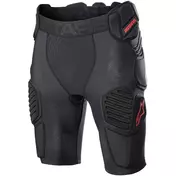 Alpinestars BIONIC PRO Protective Shorts Black Red