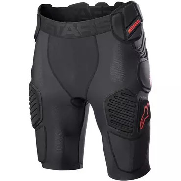Alpinestars BIONIC PRO Protective Shorts Black Red