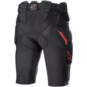 Alpinestars BIONIC PRO Protective Shorts Black Red