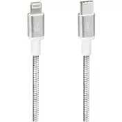 USB Iron 2.0 Type-C > Apple 8 Pin cable - 100 cm