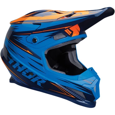 Thor Sector Warp Navy Electric Blue мотошлем