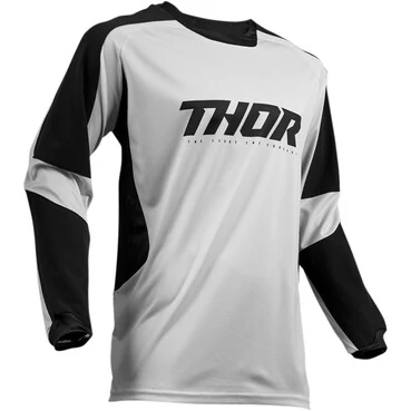 Thor Terrain Light Gray Black джерси