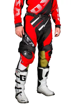 OSA Motocross Black Red мотоштаны