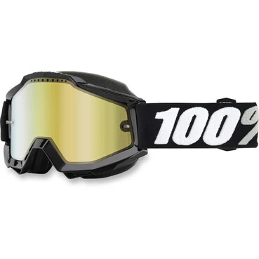 Мотоочки 100% Accuri Tornado/Mirror Gold Lens