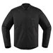 Icon Hooligan Perforated черная мотокуртка