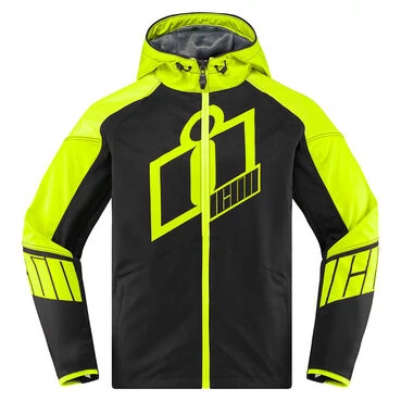 Icon Merc Crusader CE Hi-Viz мотокуртка