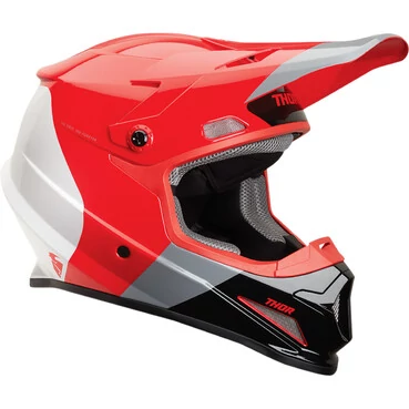 Thor Sector Bomber Mips Red Charcoal мотошлем