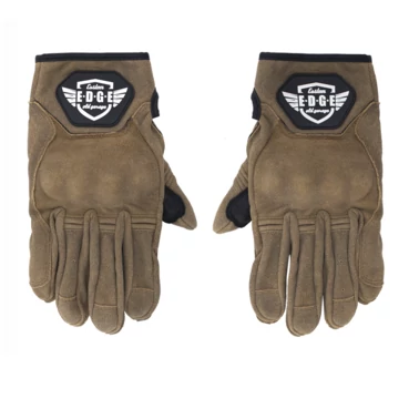 EDGE Chopper Khaki мотоперчатки кожаные коричневые