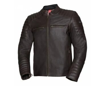 IXS Classic LD Jacke Dark мотокуртка кожаная классическая коричневая